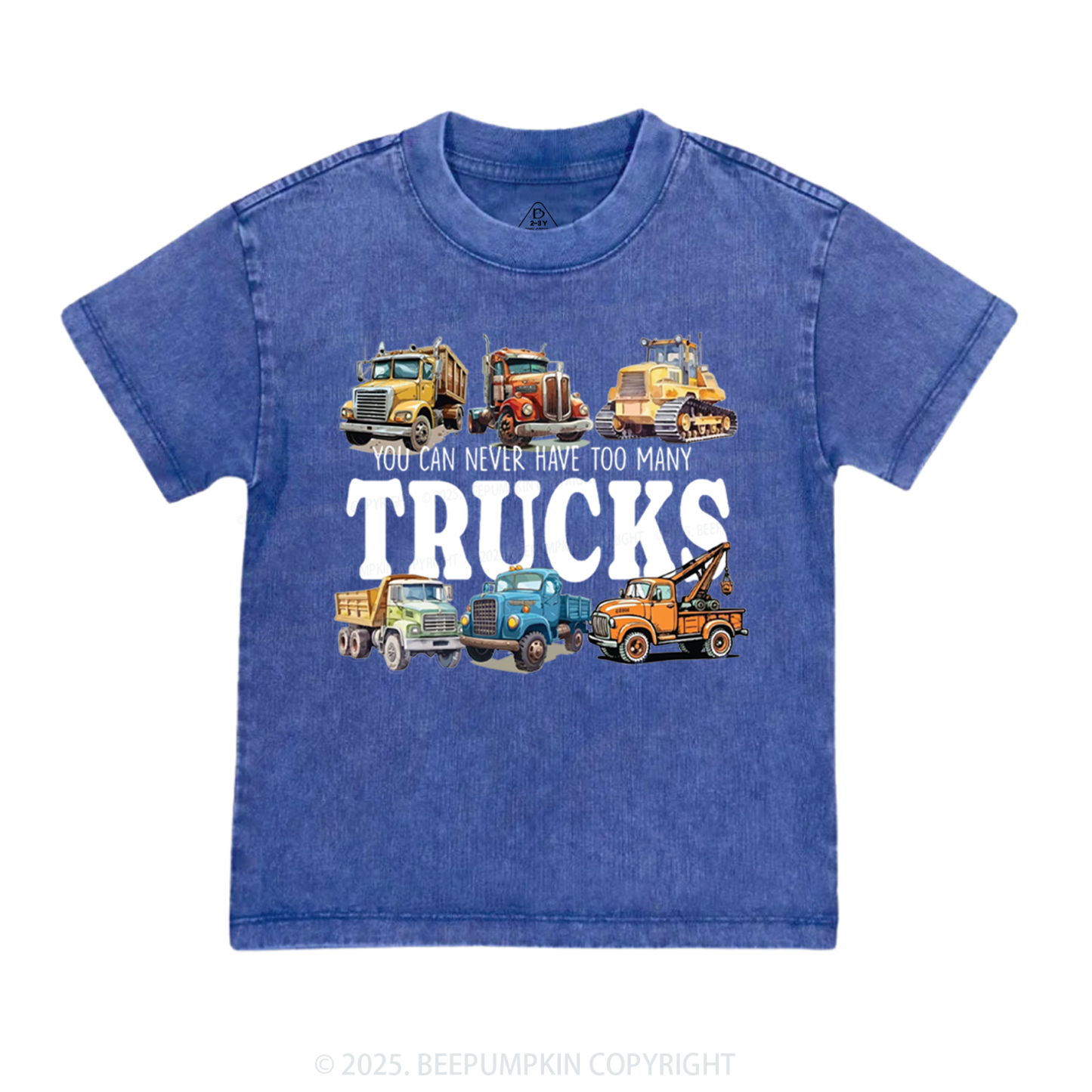 Trucks Toddler&Kids Washed Tees