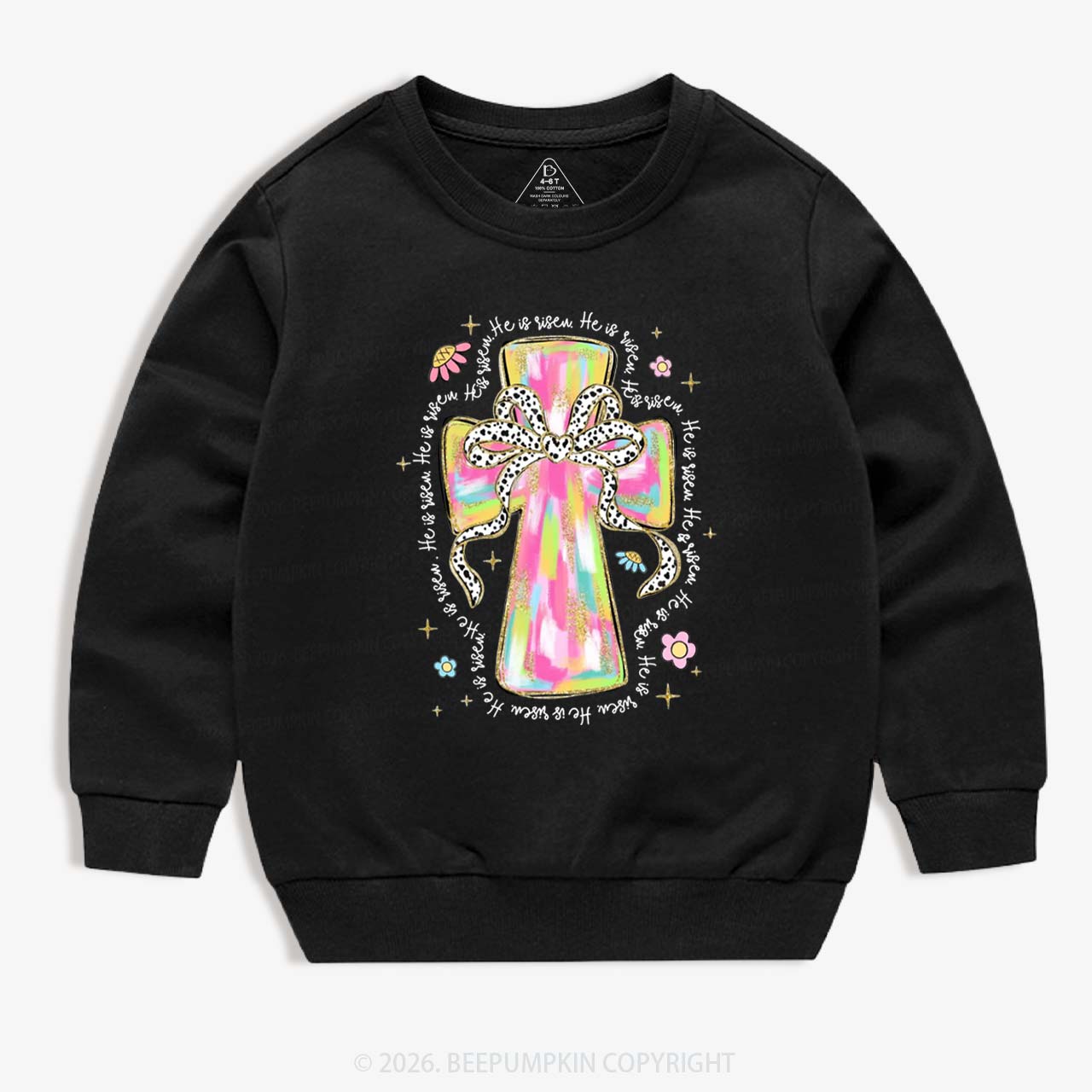 Pastel Easter Christian Kid's Sweatshirt