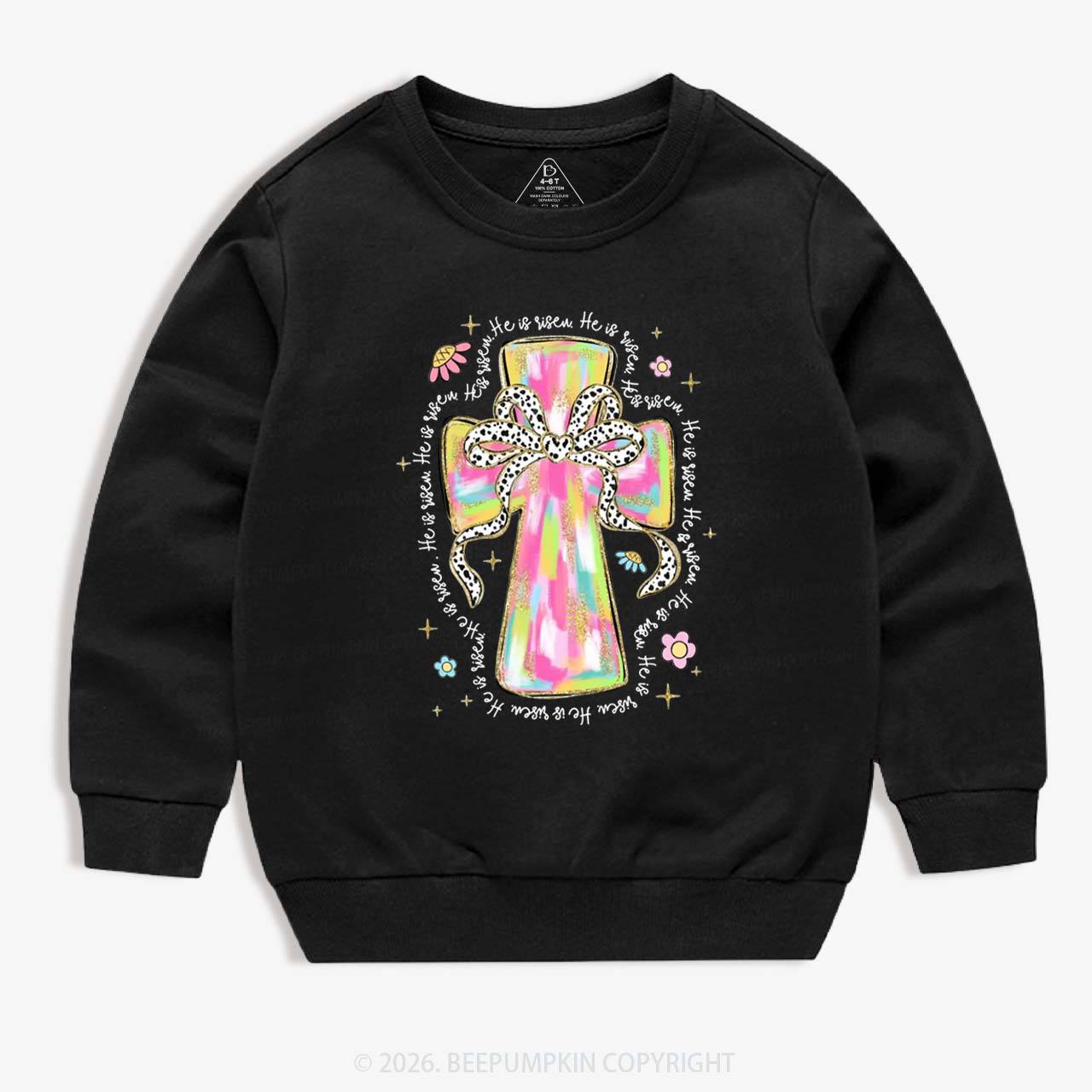 Pastel Easter Christian Kid's Sweatshirt