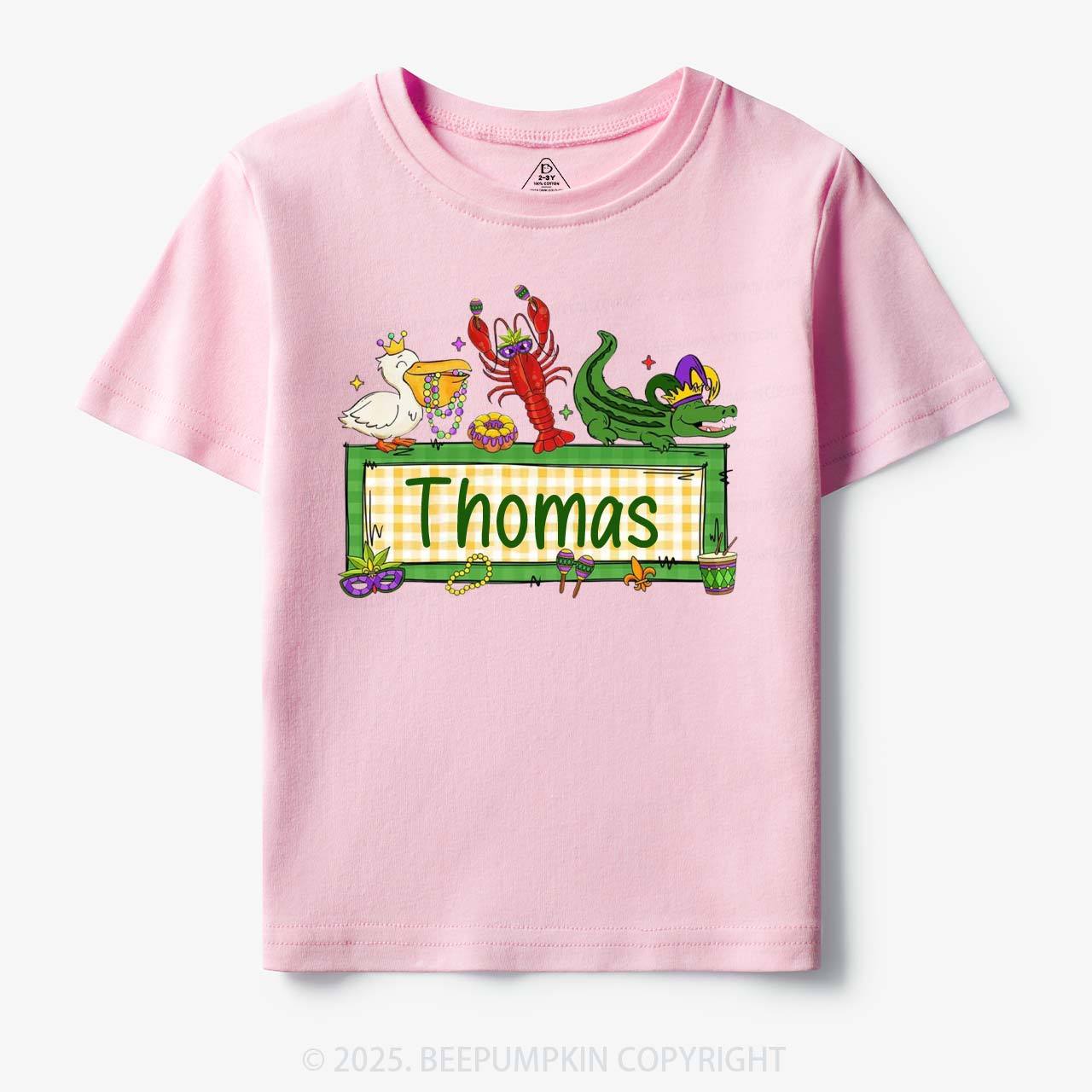 Personalized Tiny Parade Nameset Toddler&Kid's Tees Beepumpkin