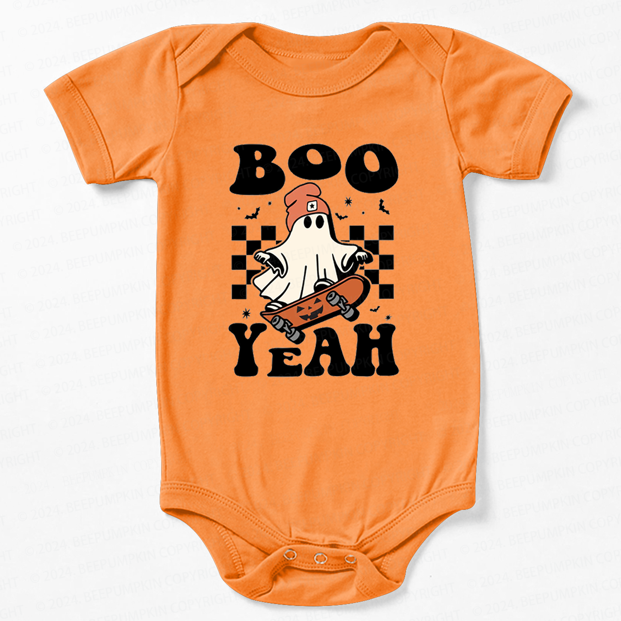 Halloween Ghost Boo Yeah Bodysuits