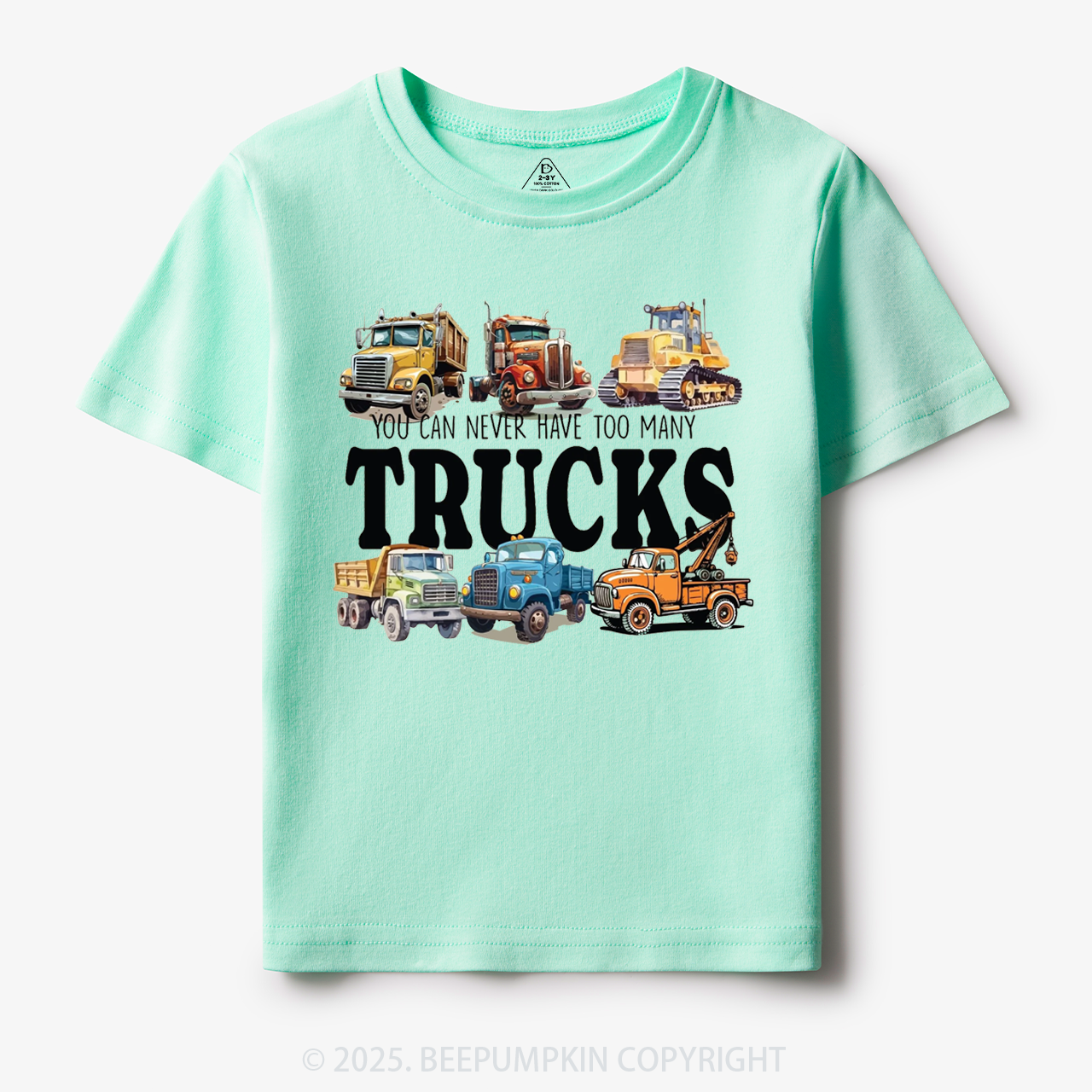 Trucks Toddler&Kid's Tees Beepumpkin 7