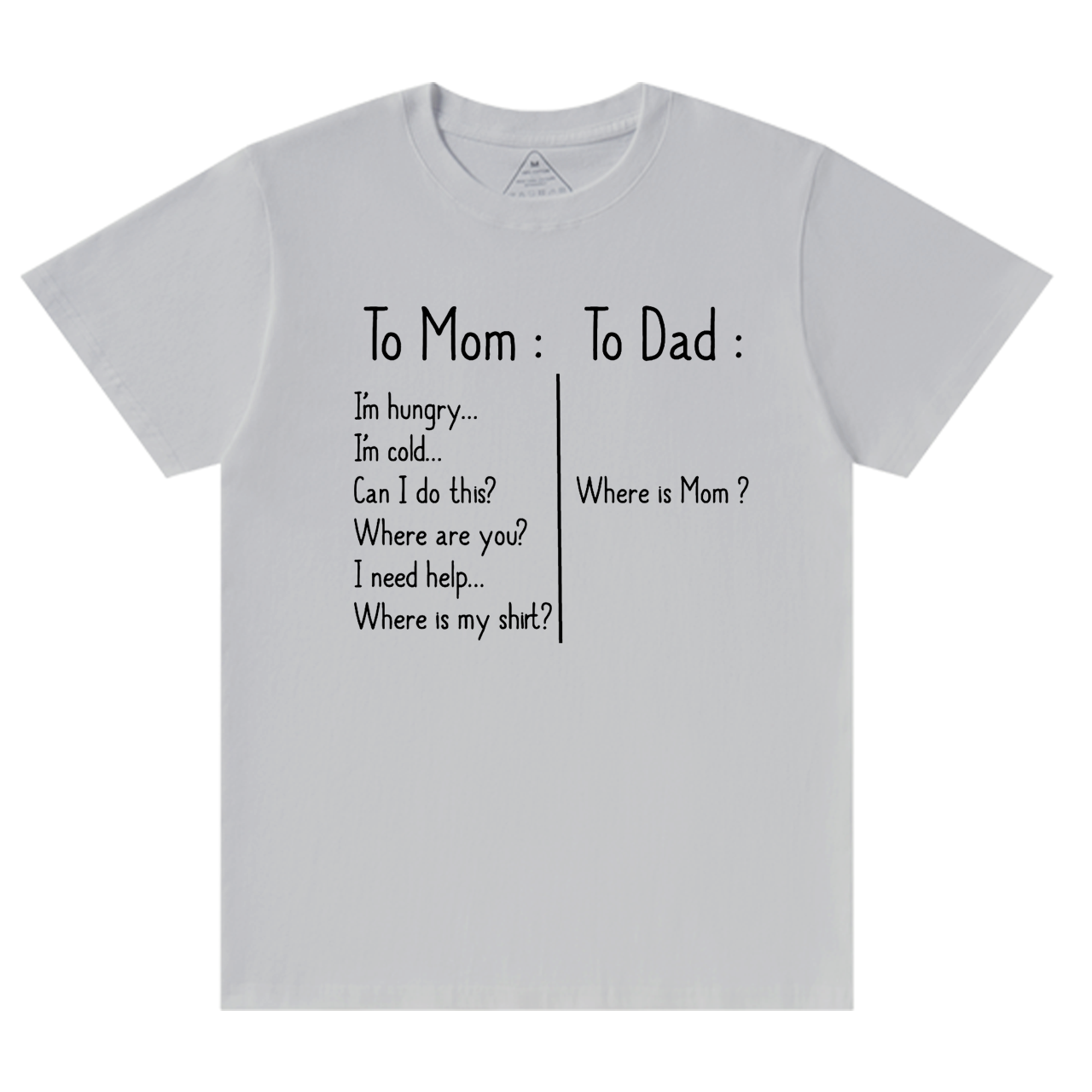 To Mom To Dad Mama T-Shirts