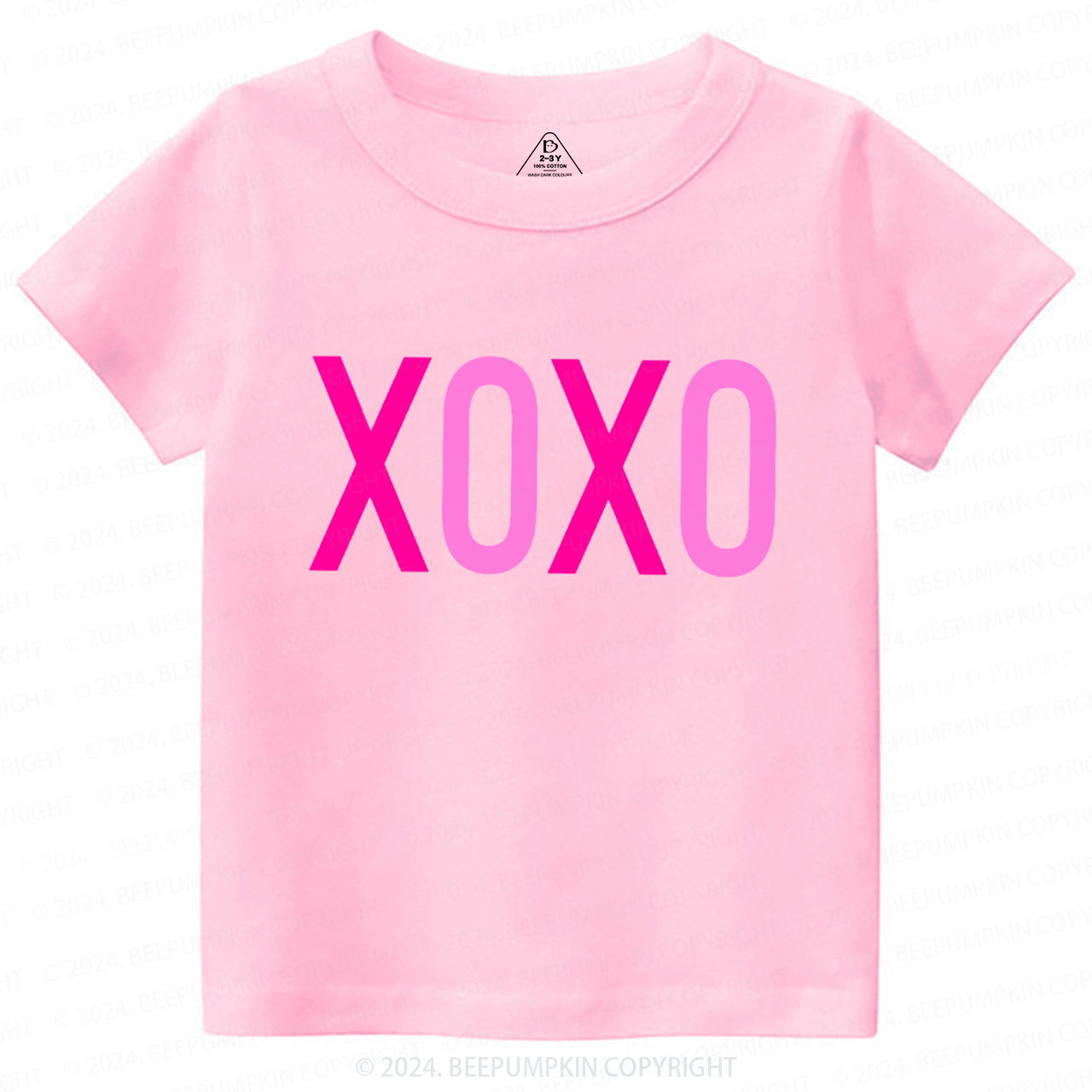 Valentine XOXO Toddler&Kids Tees Beepumpkin