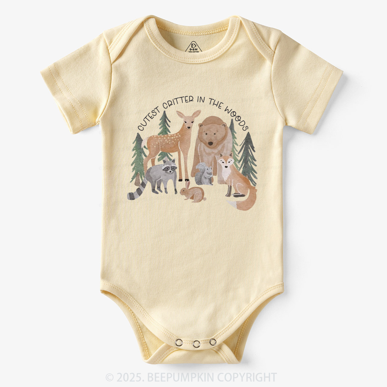 Cutest Critter In The Woods Bodysuit Beepumpkin