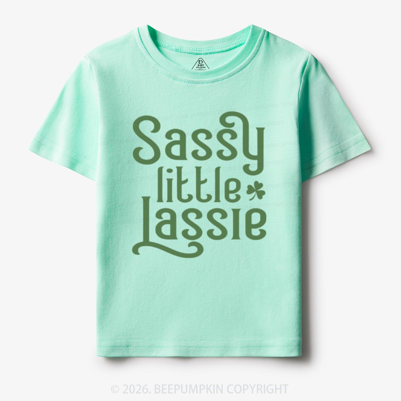 Sassy Little Lassie St. Patrick's Day Toddler&Kid's Tees Beepumpkin