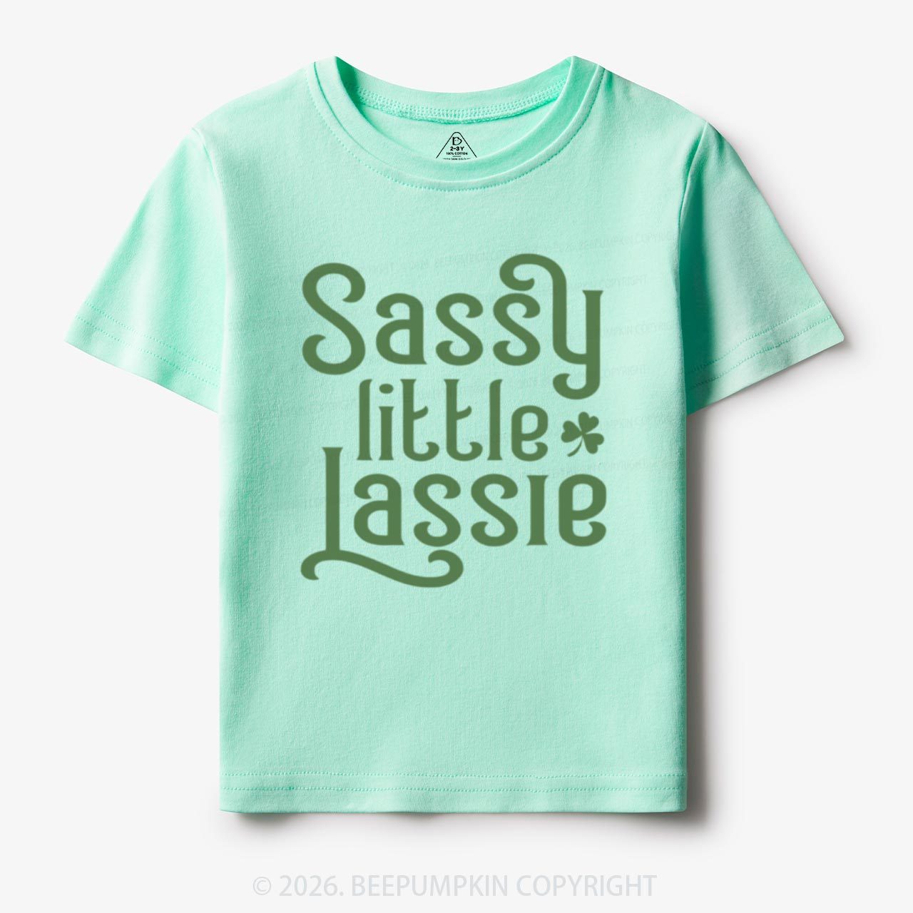Sassy Little Lassie St. Patrick's Day Toddler&Kid's Tees Beepumpkin
