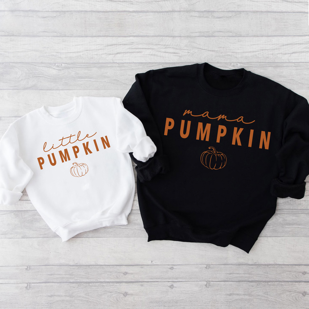 Personalized Mama Dada Little Pumpkin Sweatshirts