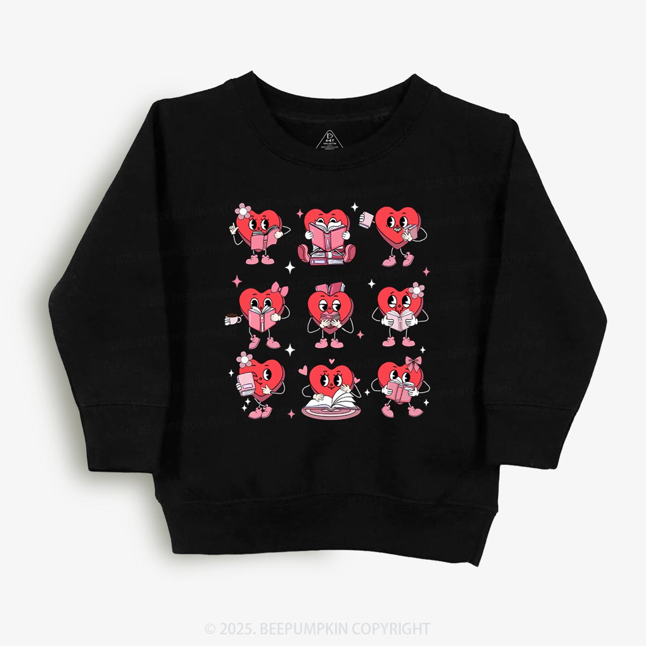 Book Lovers Valentine’s Day Kid's Sweatshirt