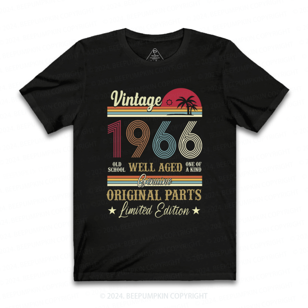 Well Aged Original Parts Grandpa Personalized Shirt