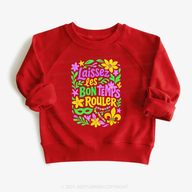 Laissez Les Bon Temps Rouler Kid's Sweatshirt