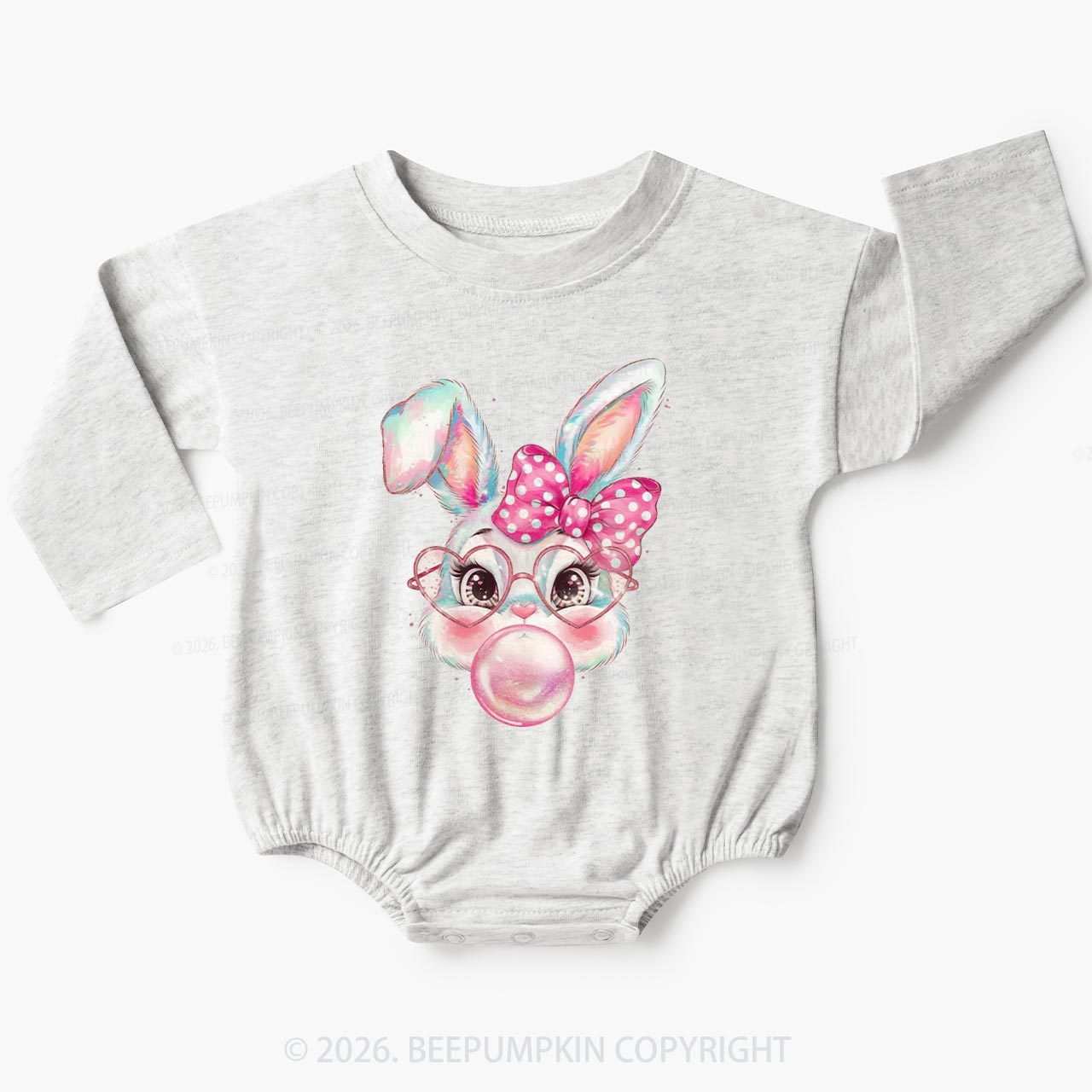 Sassy Bunny Bubble Baby Bubble Romper