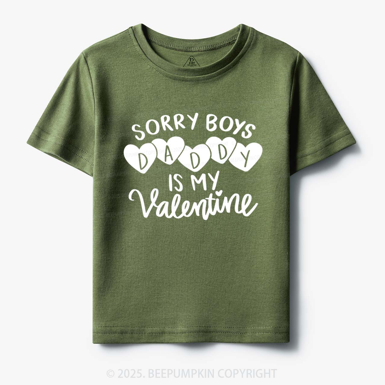 Sorry Boys Daddy Is My Valentine Toddler&Kid's Tees Beepumpkin