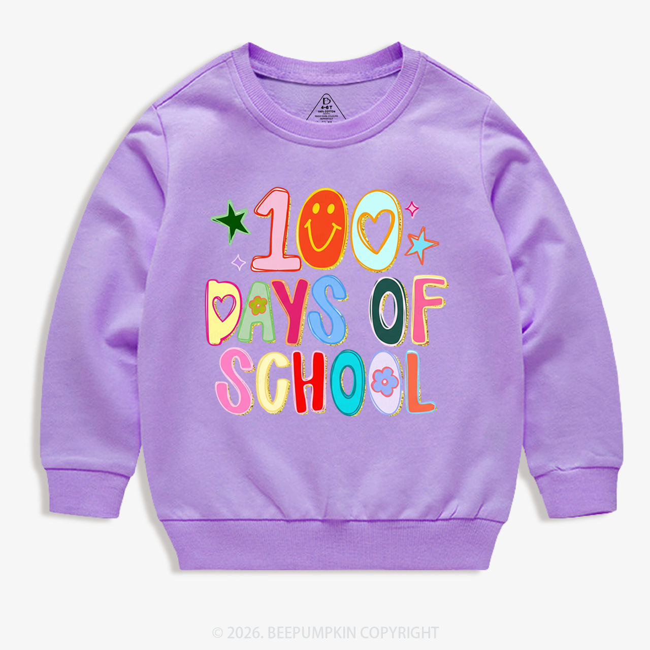 Color Pop 100 Days Brighter Toddler&Kid's Sweatshirt