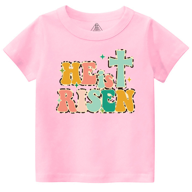 He Is Risen Easter Toddler&Kid's Tees Beepumpkin