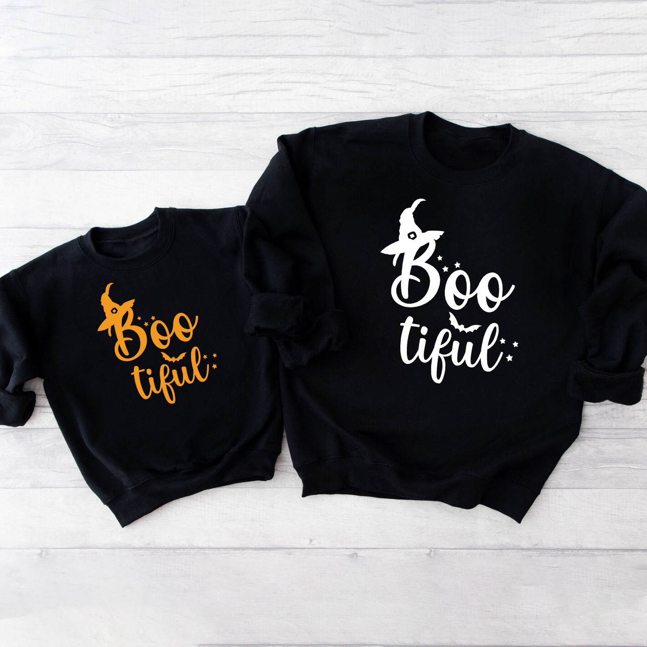 Boo Tiful Halloween Family Party Matching Sweatshirt