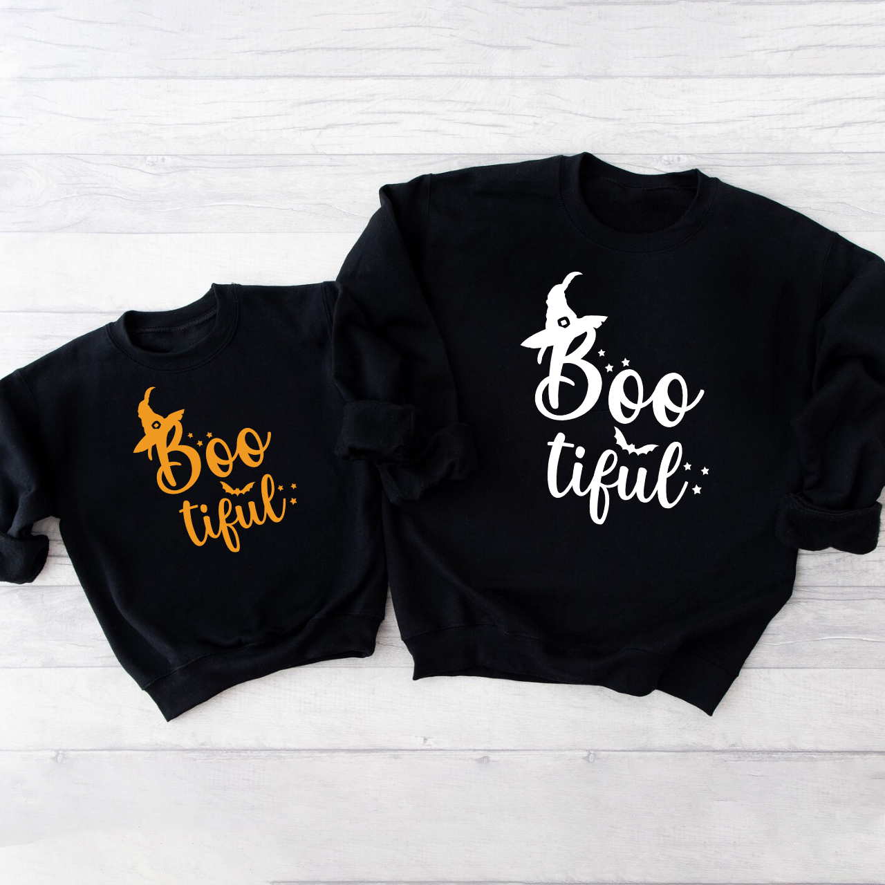 Boo Tiful Halloween Family Party Matching Sweatshirt