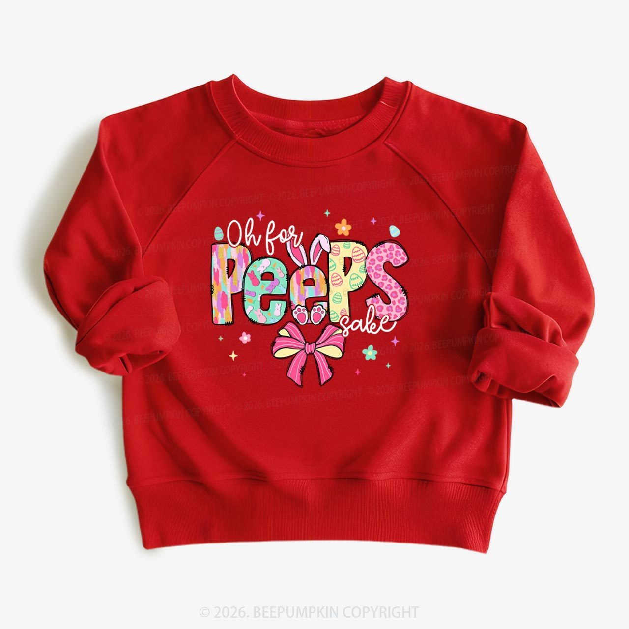 Oh For Peeps Sake Easter Kid's Sweatshirt