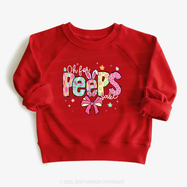 Oh For Peeps Sake Easter Kid's Sweatshirt