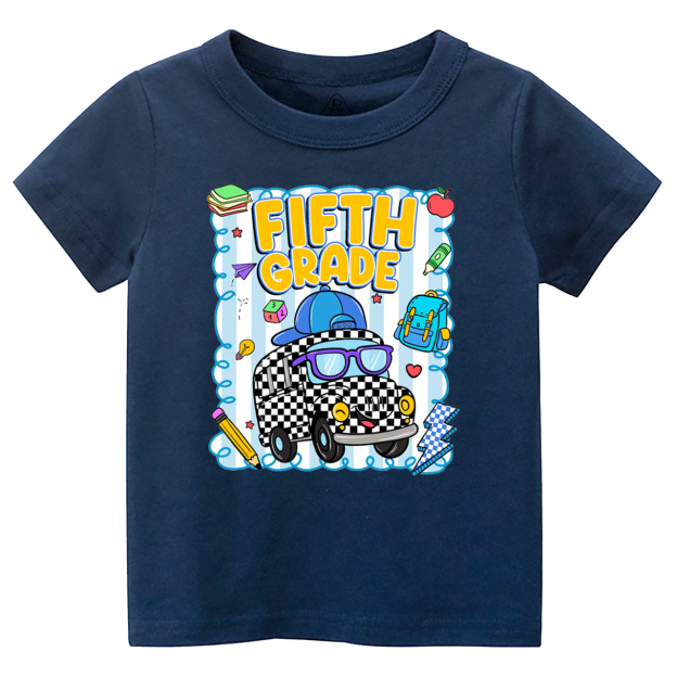 Personalized Toot Toot School Bus Toddler&Kid's Tees Beepumpkin 