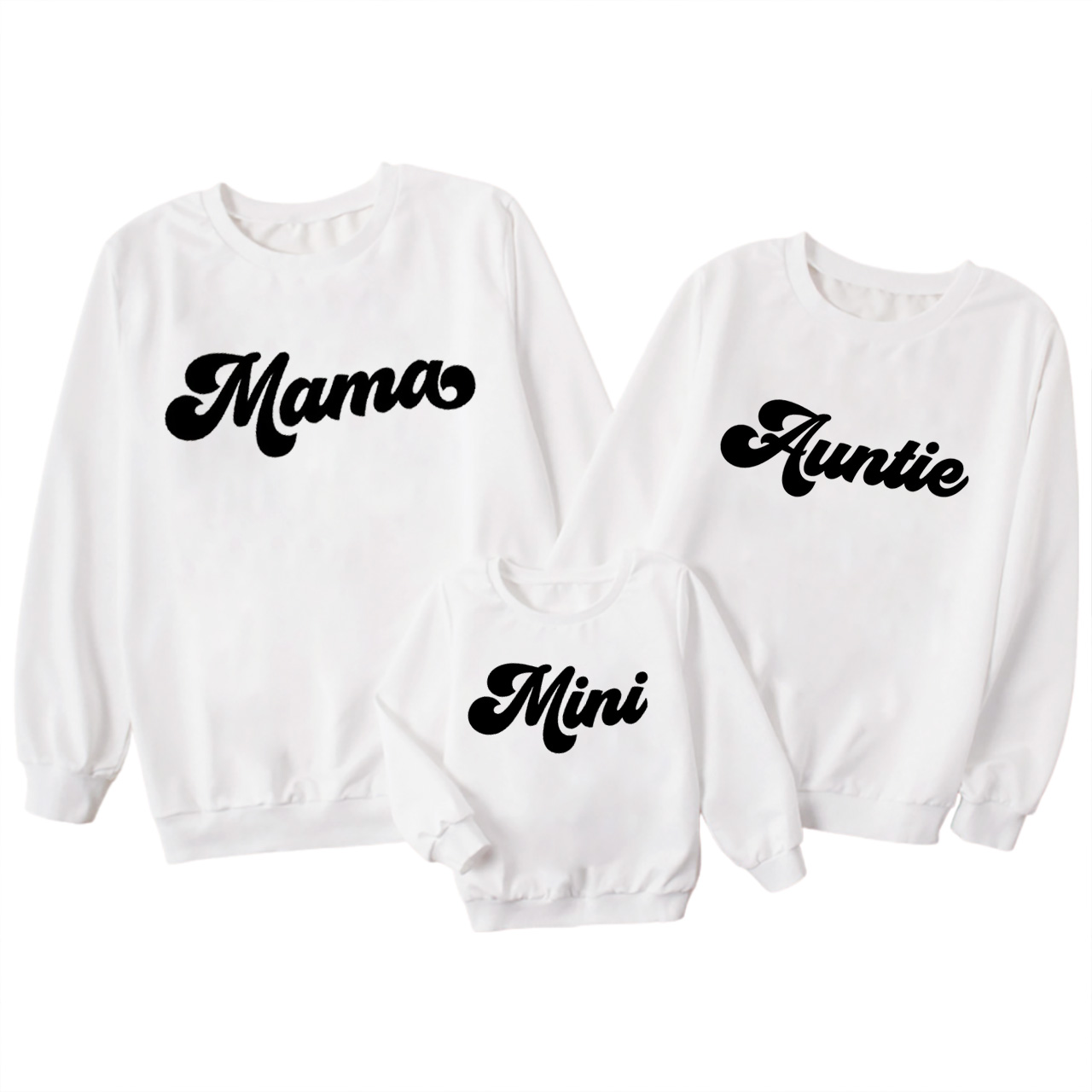 Personalized Retro Family Sweatshirts