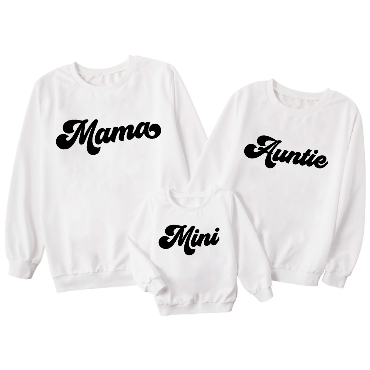 Personalized Retro Family Sweatshirts