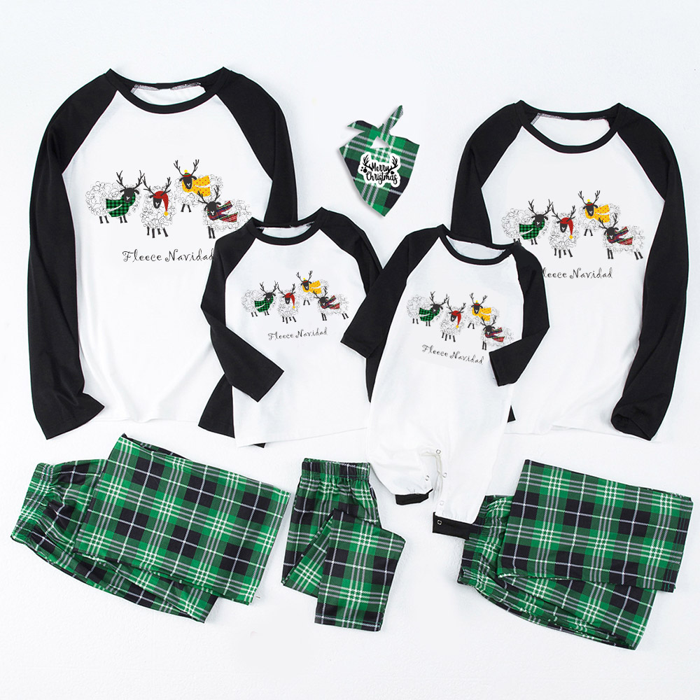 Fleece Navidad Christmas Family Pajamas