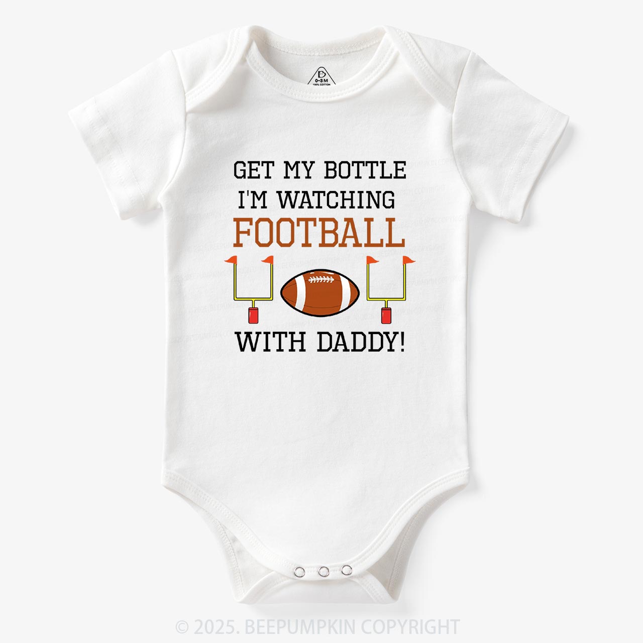  Football With Daddy Bodysuit Beepumpkin