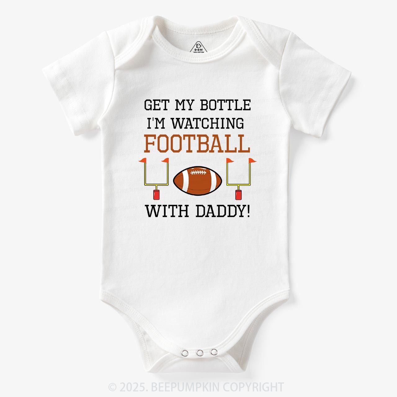 Football With Daddy Bodysuit Beepumpkin