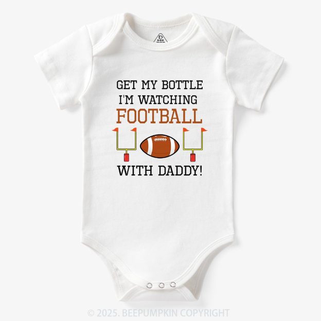  Football With Daddy Bodysuit Beepumpkin