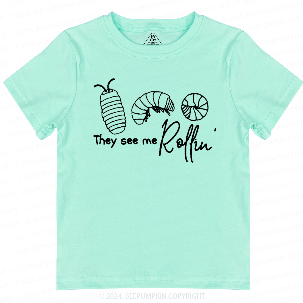Roly Poly  Pill Bug Toddler&Kids Tees 7