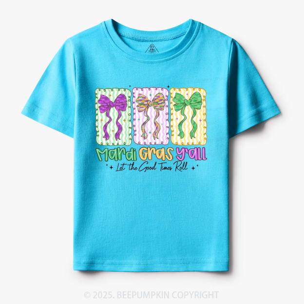 Let The Good Times Roll Toddler&Kid's Tees Beepumpkin