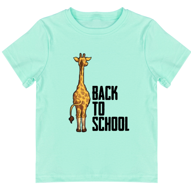Giraffe Back To School Toddler&Kids Tees 