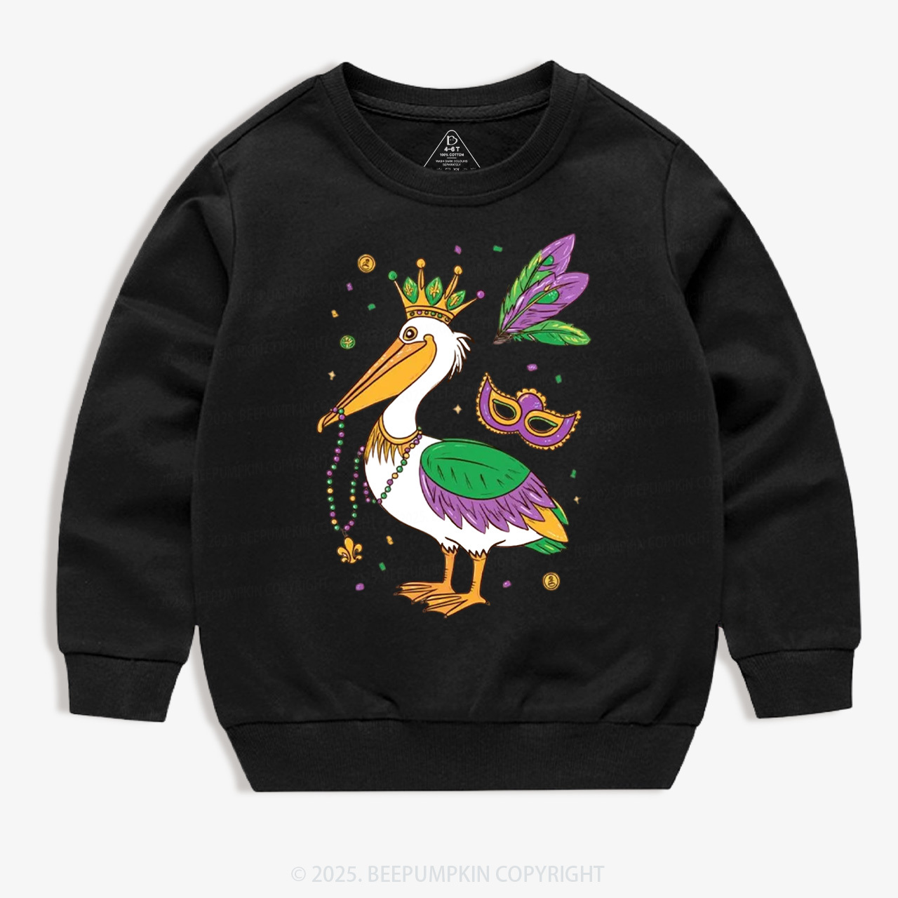 Beads & Feathers Fun Kid's Sweatshirt