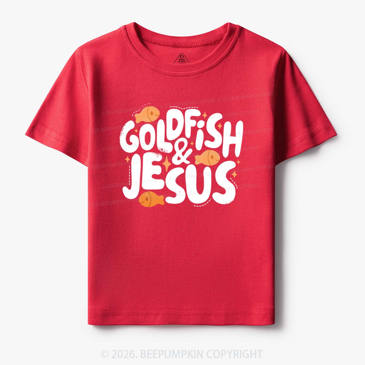 Retro Goldfish and Jesus Toddler&Kid's Tees