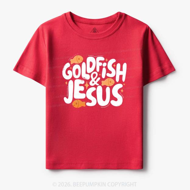 Retro Goldfish and Jesus Toddler&Kid's Tees
