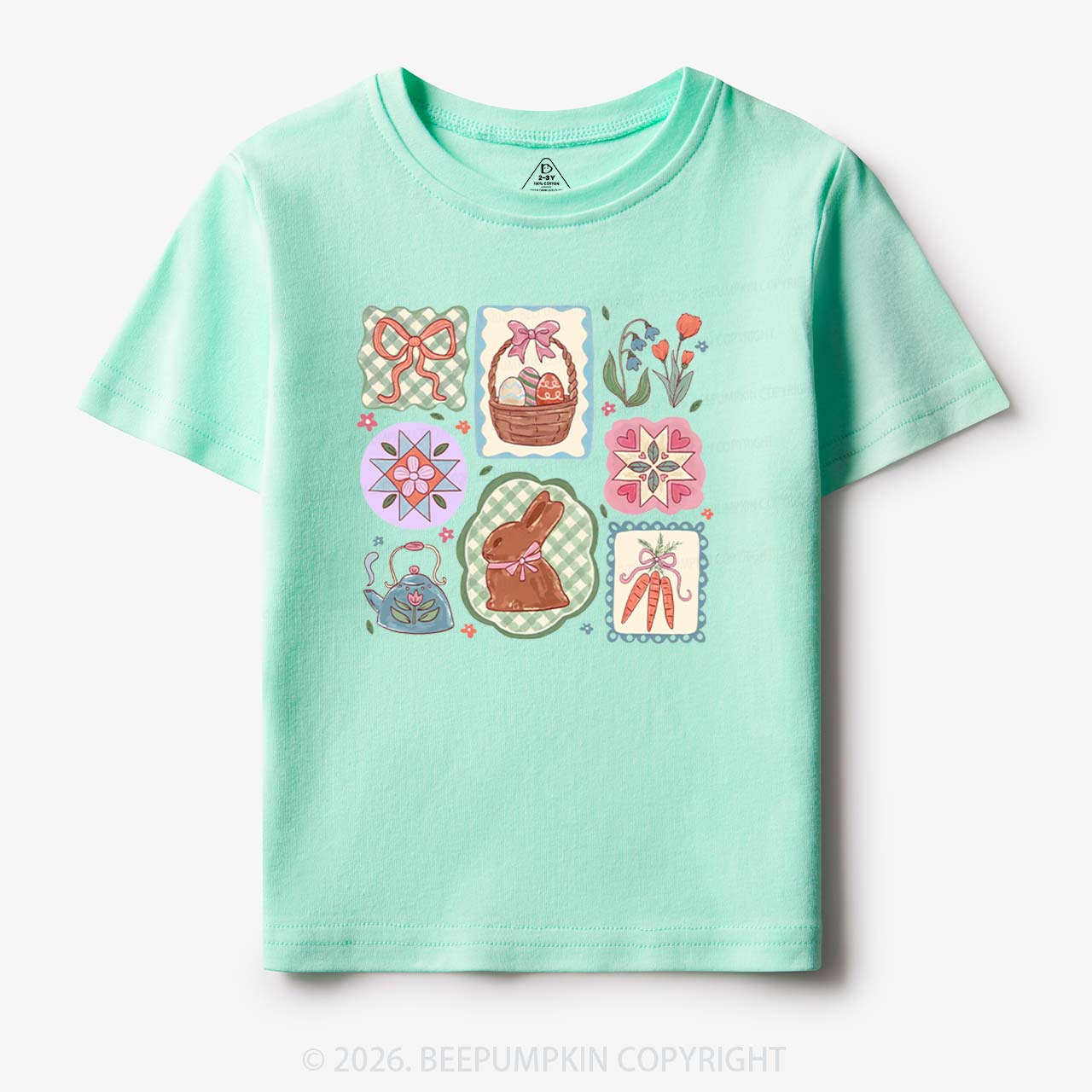 Pastel Easter Basket Toddler&Kid's Tees