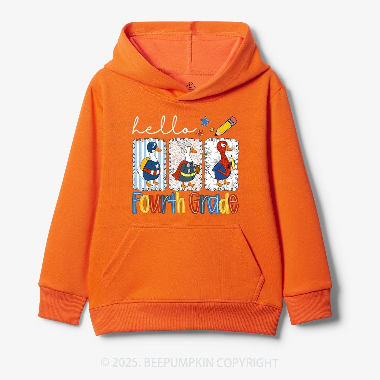 Personalized Hello School Kid's Hoodies Beepumpkin