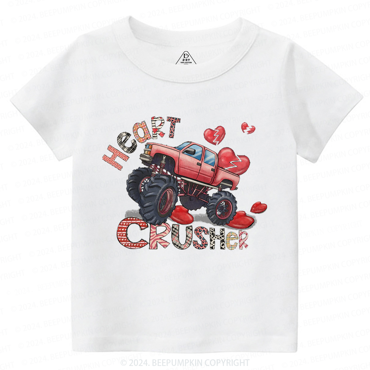 Heart Crusher Toddler&Kids Tees Beepumpkin