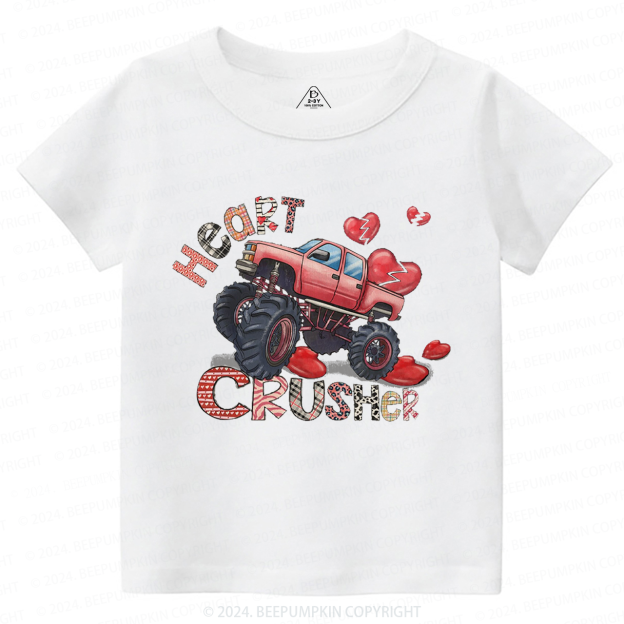 Heart Crusher Toddler&Kids Tees Beepumpkin