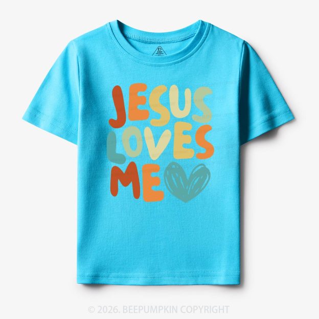 Jesus Loves Me Christian Toddler&Kid's Tees