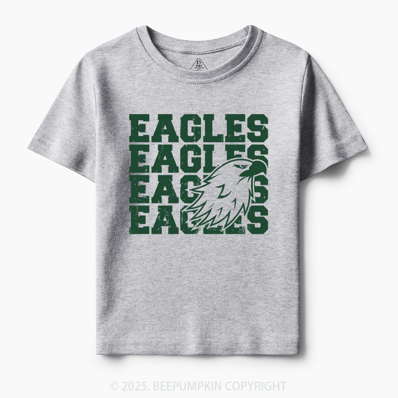 Personalized Eagles Mascot Toddler&Kid's Tees Beepumpkin