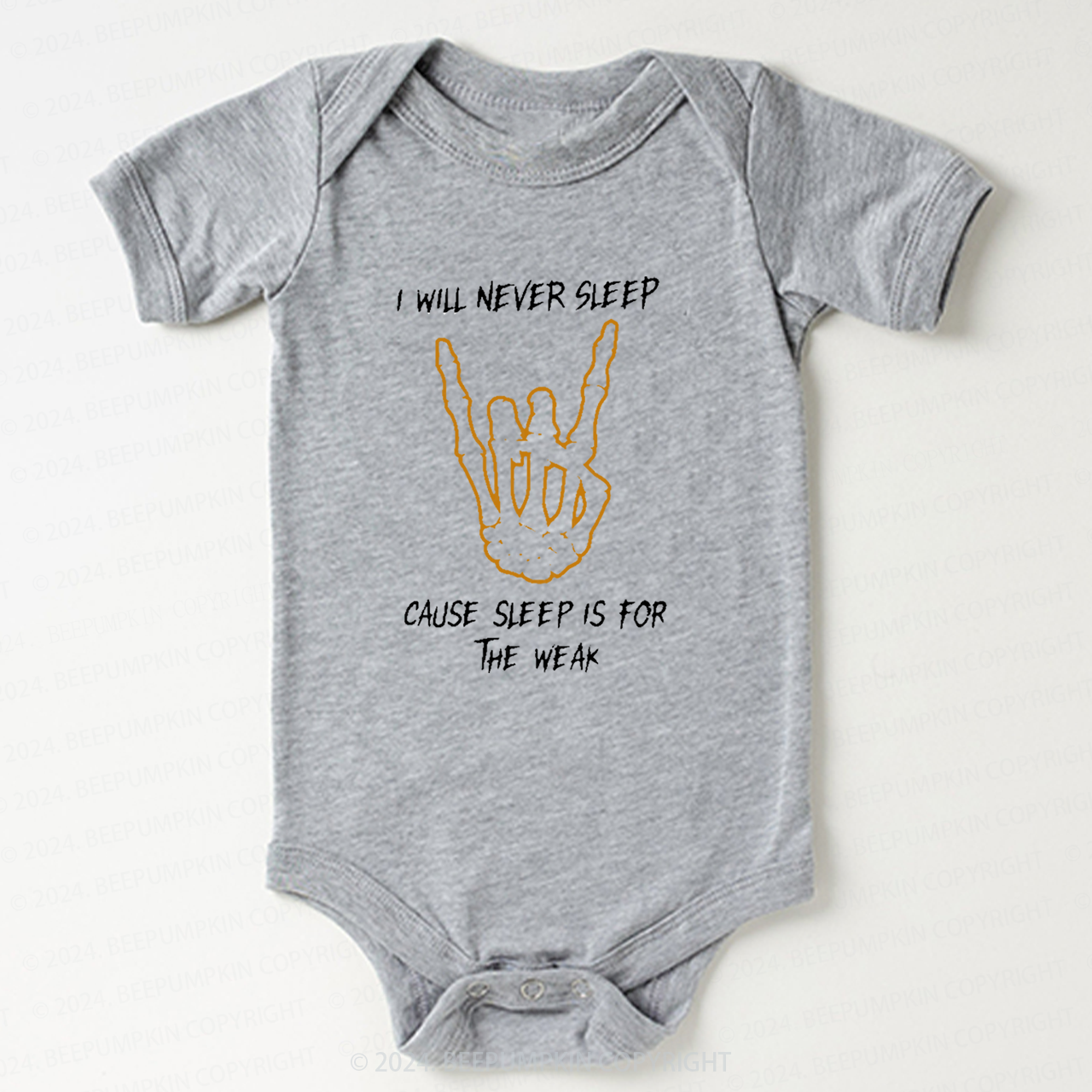 I Will Never Sleep Cause Sleep Is For The Weak Bodysuit For Baby 7