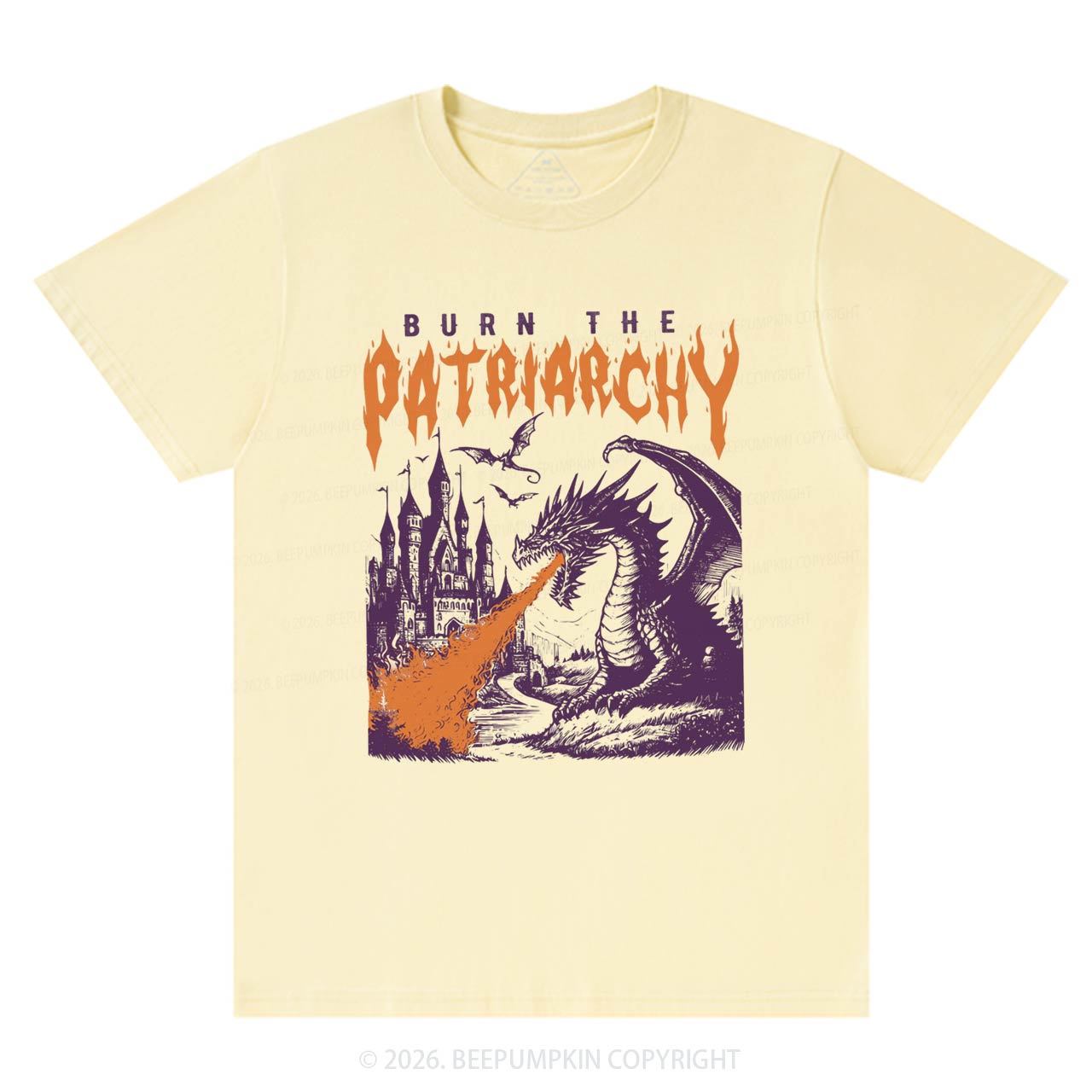 Vintage 90s Feminism Dragon T-Shirts Beepumpkin