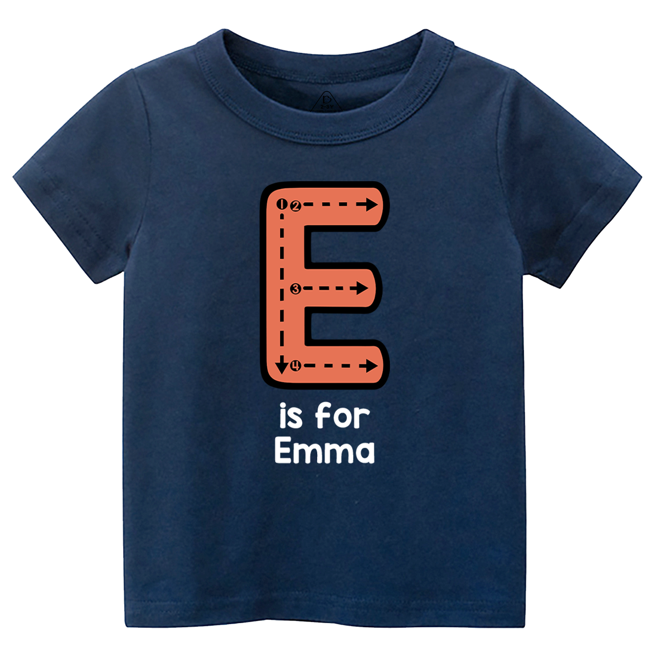 Personalized N Is For Name Tracing Alphabet Kids Shirts