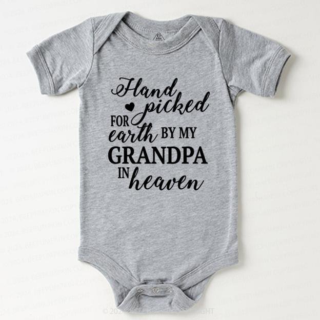 Personalized Hand Picked For Earth By My Baby Bodysuit 7