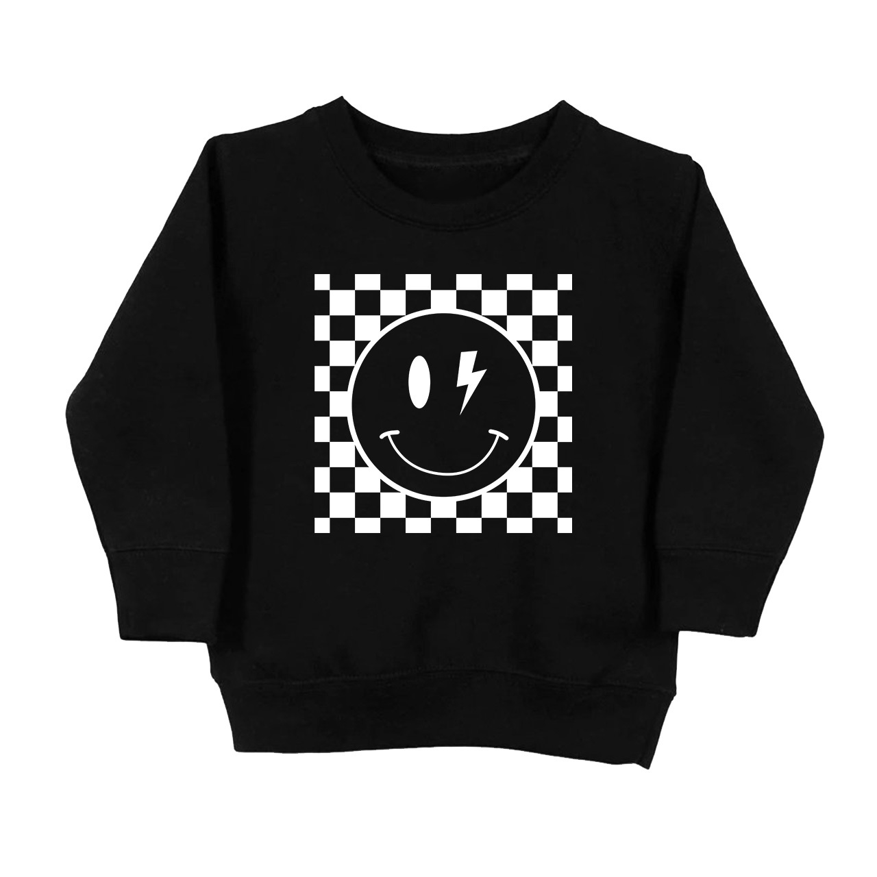 Happy Day Grid Shirt For Kids Sweatshirt