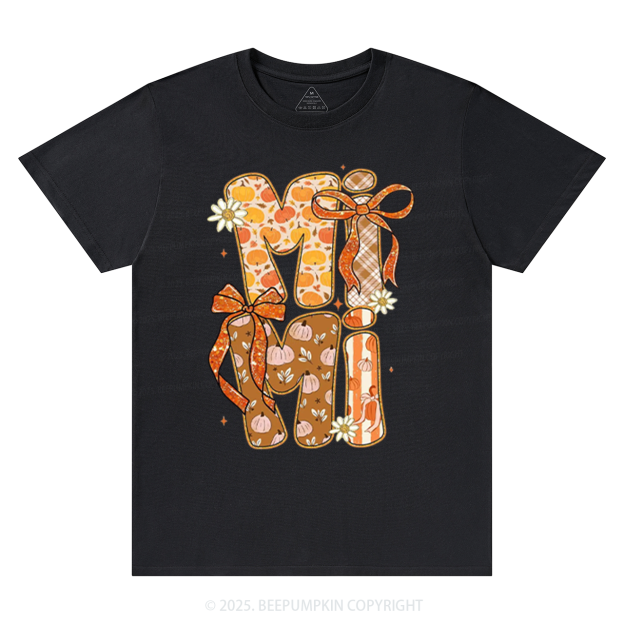 Glitter Pumpkin Mama T-Shirts Beepumpkin