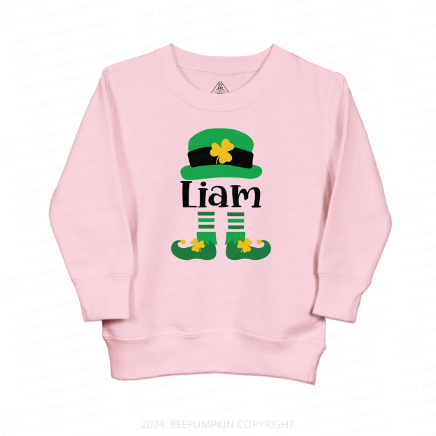 Personalized Nmae Fashion St. Patty Day Gift Kids Sweatshirt
