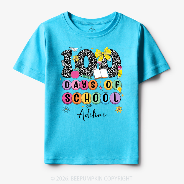 Personalized 100 Days Smarter and Sweeter Toddler&Kid's Tees